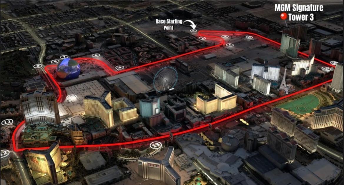 Balcony Full Strip View Suite Mgm Signature Free Valet Las Vegas Luaran gambar