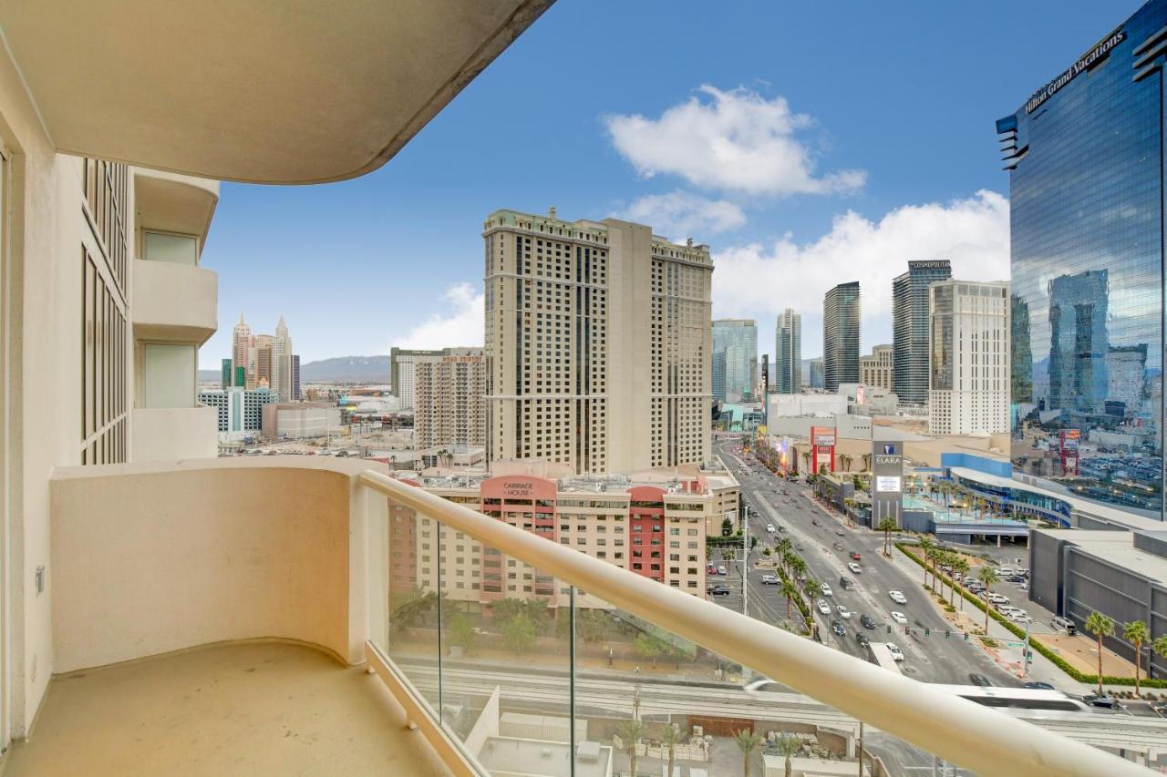 Balcony Full Strip View Suite Mgm Signature Free Valet Las Vegas Luaran gambar