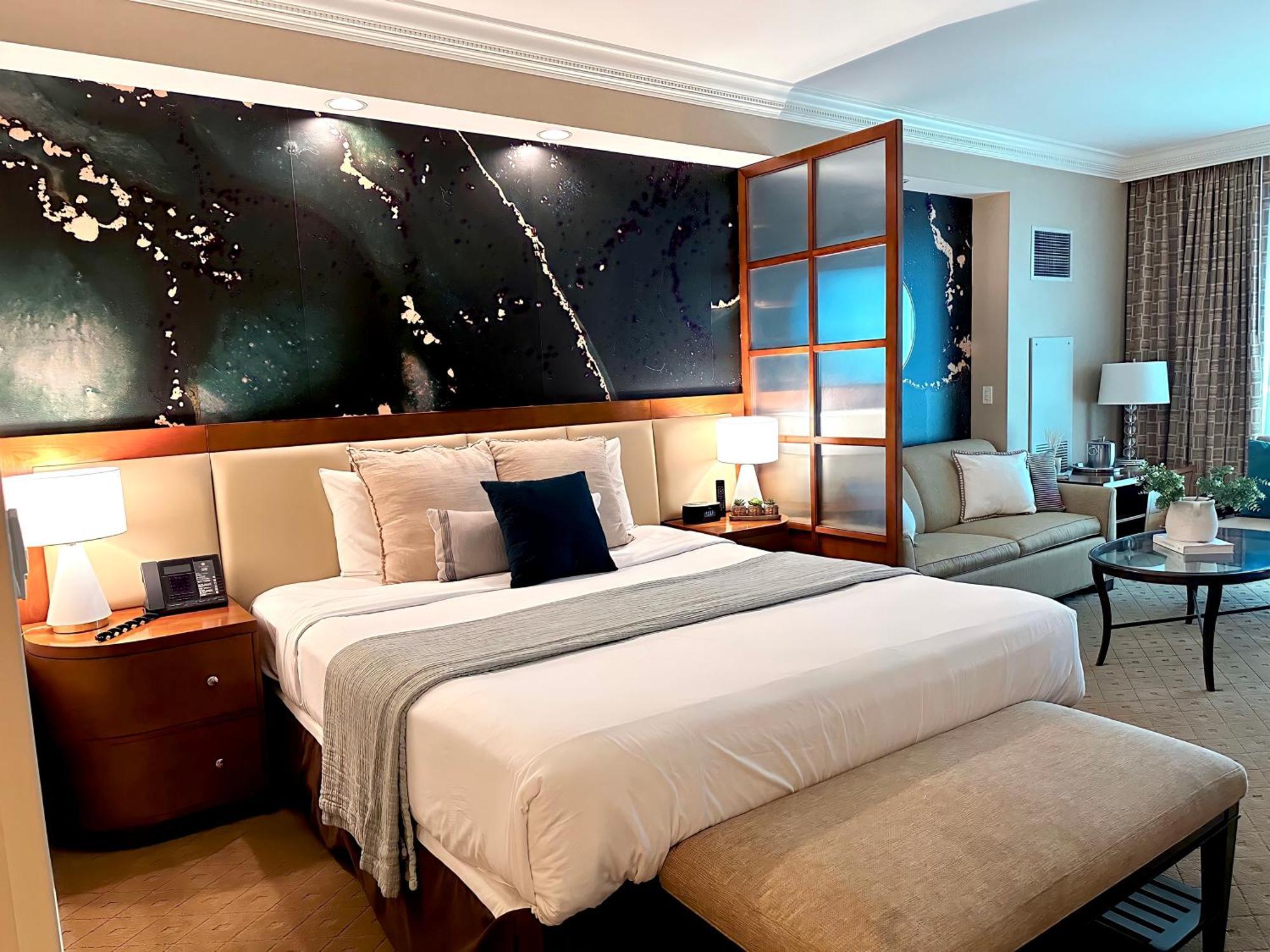 Balcony Full Strip View Suite Mgm Signature Free Valet Las Vegas Luaran gambar