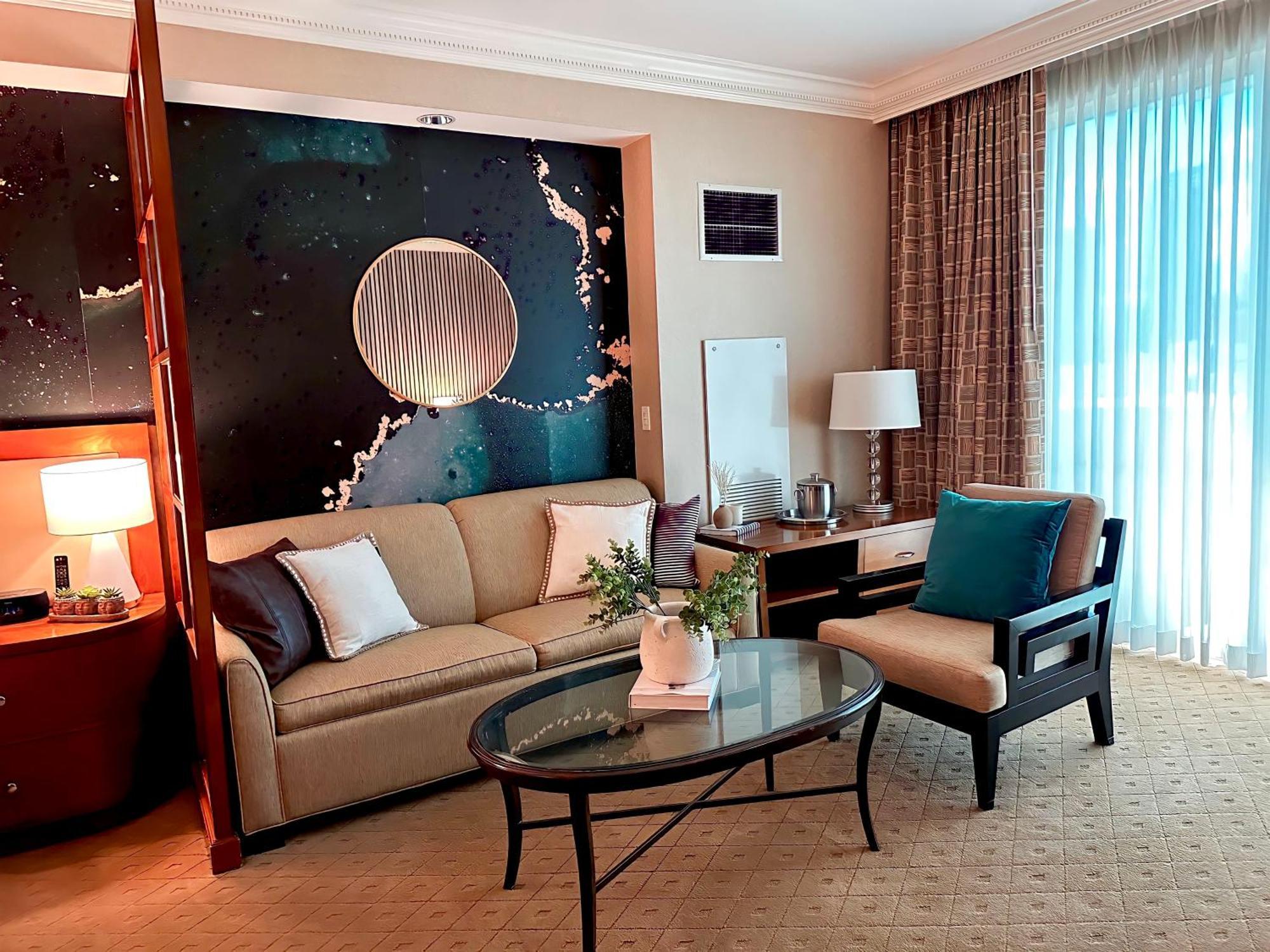 Balcony Full Strip View Suite Mgm Signature Free Valet Las Vegas Luaran gambar